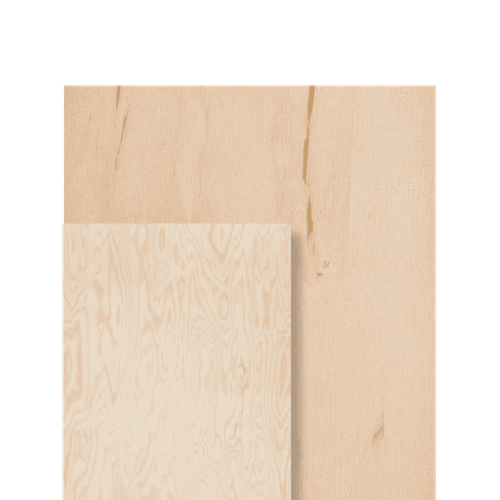 Фанера березовая ФК сорт 1/2 Ш2 1525х1525, 9 мм